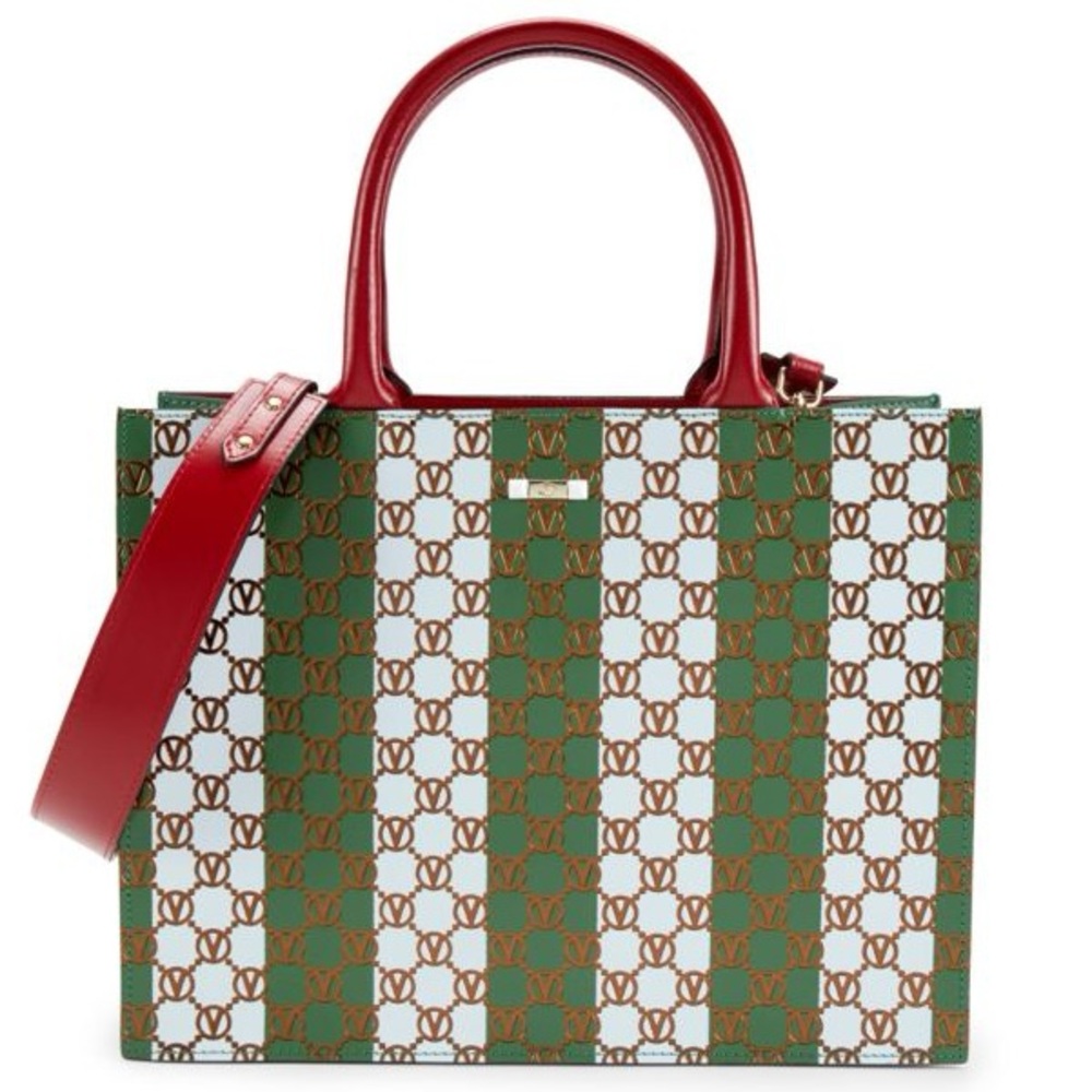 VALENTINO BY MARIO VALENTINO
Victoria Monogram Leather Tote